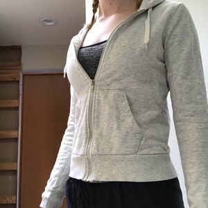 Gray Zip Up Hoodie